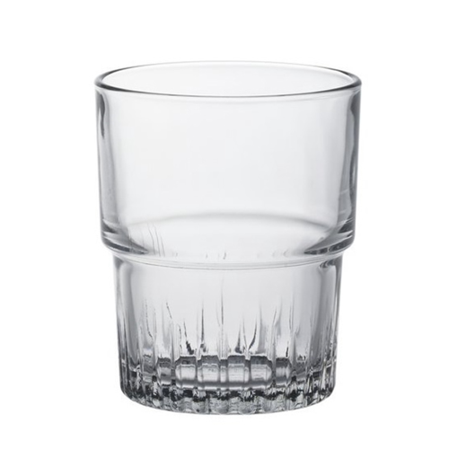 dit transparante Empilable Tumbler glas met een inhoud van 20 cl is zowel te bedrukken als te graveren